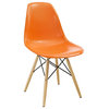 Pyramid Dining Side Chair, Orange