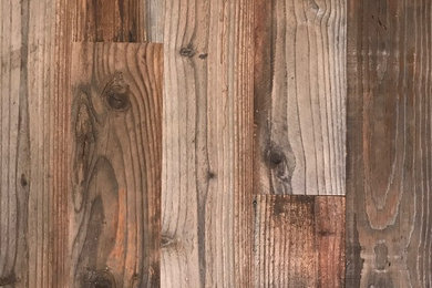 Reclaimed Wood Planks - "Natural" -  1/4" x 5" Ship Lap - 16 Sq. Ft. - Packaged
