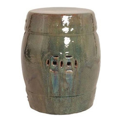 Seaweed Green Classic Prosperity Garden Stool - Accent And Garden Stools