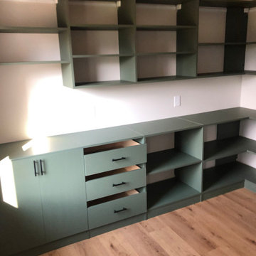 Smoke Green Walk-in Pantry