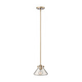 Clear Glass Bell Pendant Light