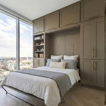 Custom Built-In Murphy Bed -- Downtown Austin High-Rise