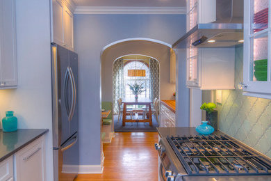 Inspiration for a contemporary kitchen remodel in Denver