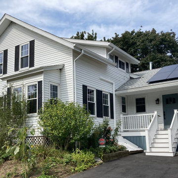 Gloucester, MA Garage Addition & connecting sitting room