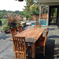 Reclaimed Teak Dining Tables - Outdoor Dining Tables