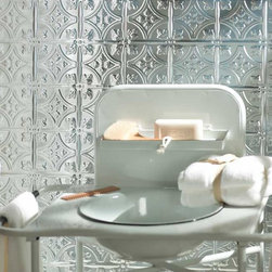Fasade Traditional 1, Brushed Aluminum - Home Decor