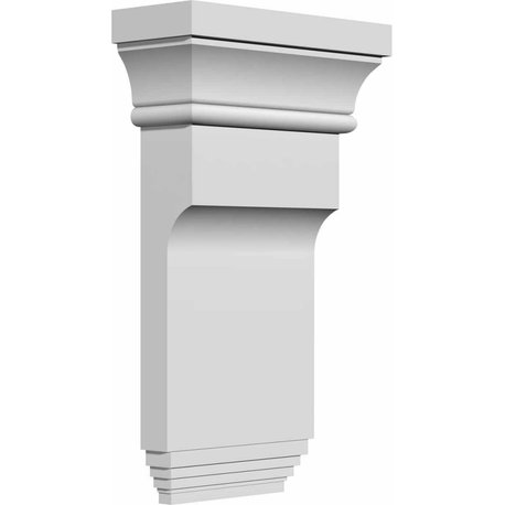 6"W x 2"D x 10 3/8"H Edwards Smooth Bracket