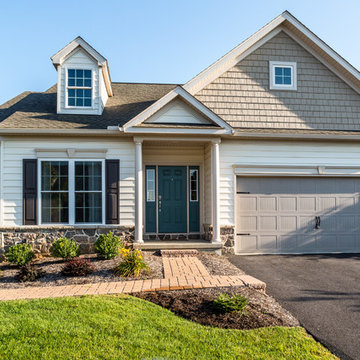 Watson Run New Home Community - Model Home Exterior Front View