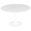Echo Dining Table, White Marble, 77"