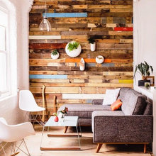 Rustic walls reclaimed wood