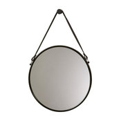 Thymo Stainless Steel Wall Mounted Hanging Cosmetic Makeup Round Mirror