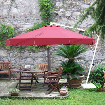 Side Pole Circular Patio Umbrella