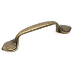Century Hardware - Milan Pull, Antique Bronze - The Milan Collection consists of a variety of classically shaped pulls, cup pulls and knobs.