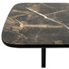 Safavieh Rylee Rectangle Console Table, Dark Sandstone/Black