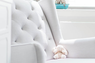 Nursery - transitional nursery idea in New York