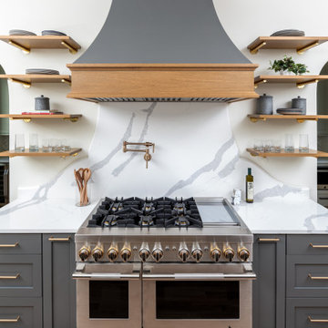 Kitchen Design at 308 Wonderwood by Pike Properties - Charlotte Custom Home Buil