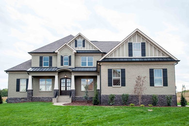 Inspiration for a craftsman exterior home remodel in Nashville