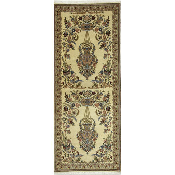 Persian Rug Eilam 6'4"x2'7" Hand Knotted