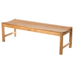 ARB Teak & Specialties - Teak Bench Elite 59" (150 cm) - The 59” Elite teak wood shower bench designed by ARB Teak uses mortise and tenon joints, making it ultra-solid to accommodate seating up to 800 lbs.