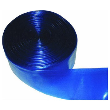 JED Pool Tools 60-640-050 Deluxe Transparent Blue Backwash Hose, 1-1/2' x 50'