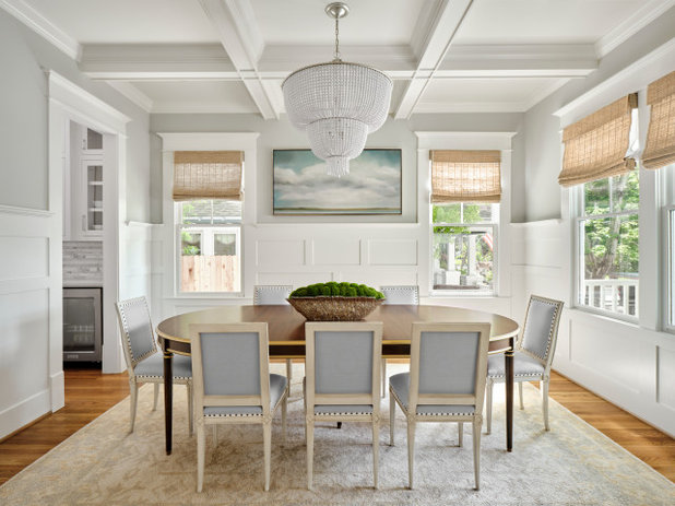 Beach Style Dining Room by Haven Design and Construction