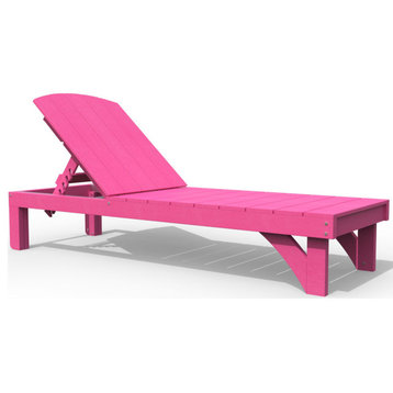 Poly Lumber Coastal Lounge, Pink
