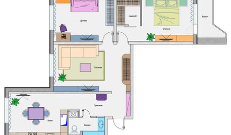 Перепланировка: 5 идей для трехкомнатной квартиры серии П-44