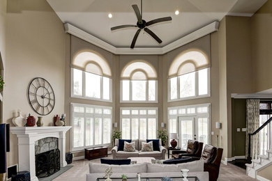 Elegant living room photo in DC Metro
