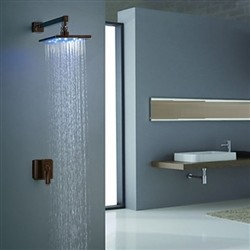 Rivera Oil Rubbed Bronze LED Shower Set M6109DORB - Showerheads And Body Sprays