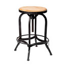 Industrial Adjustable Height Swivel Seat Stool