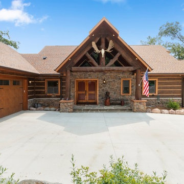Concrete Log Siding Homes