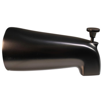 Nose Diverter 5.5" Tub Spout In Polished Brass, Oil Rubbed Bronze