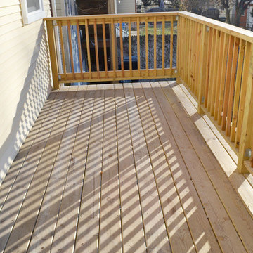 Two-Flat Single Family Gut Rehab - Deck