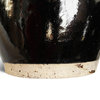 Consigned Vintage Black Ceramic Jar