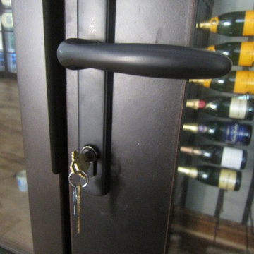 Custom Wine Cellar Door TX - Lock for Optimum Security