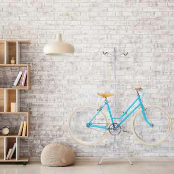 Indoor Bike Storage - The Donatello Two-Bike Gravity Rack