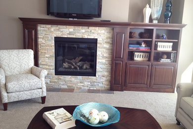 Inspiration for a living room remodel in Minneapolis