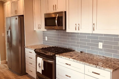 Example of a trendy home design design in Oklahoma City