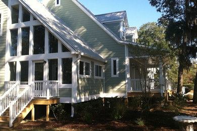 Example of a beach style exterior home design in Wilmington