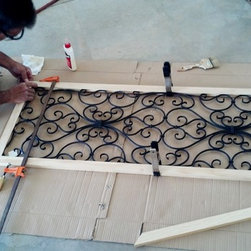 custom wrought iron frame - Products