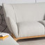 Wesley Scandinavian Sofa, Light Grey, 2-Seater