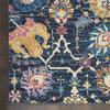 Nourison Passion 7' x 10' Navy and Blue Fabric Bohemian Area Rug (7' x 10')