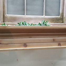 Cedar Window Boxes - Outdoor Pots And Planters