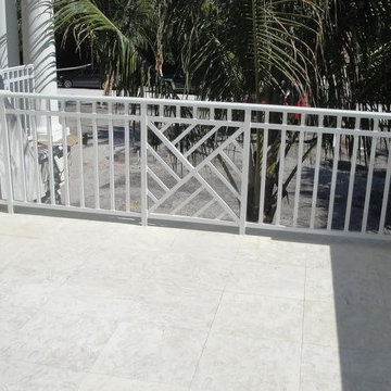 Welded Aluminum Railing & 5V Metal Roof