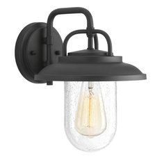 Beaufort Collection 1-Light Small Wall Lantern, Black