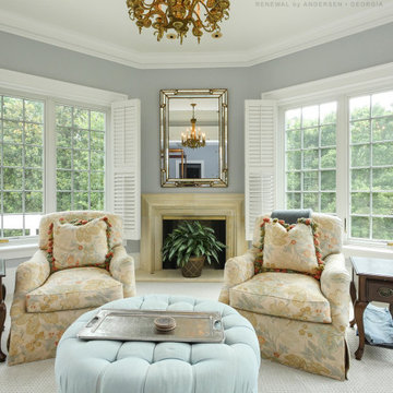 New Casement Windows in Beautiful Sitting Area - Renewal by Andersen Georgia