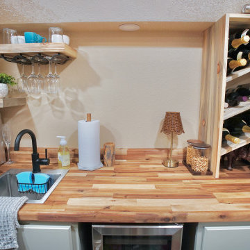Southwestern Hosting Basement Bar