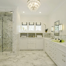 white marble bathroom
