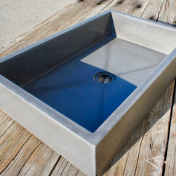 Polished concrete basins - Bathroom Vanities