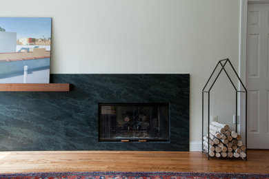 Trendy home design photo in Bridgeport